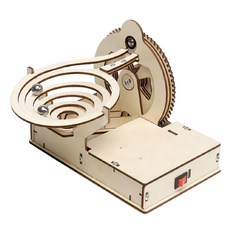 Teachers 小學科學實驗 DIY STEAM 自動化無限彈珠軌道機套件, 1個