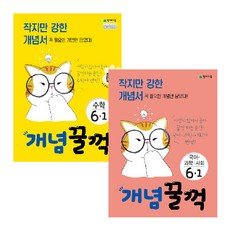 개념 꿀꺽 국어 과학 사회 + 수학 6-1 전2권, 천재교육