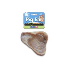 Pet Qwerks Toys 尼龍豬耳朵狗瀏覽玩具 M, 培根味, 1個