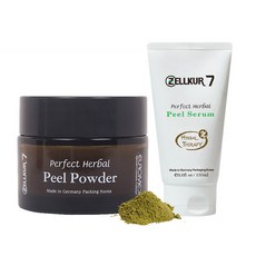 ZELLKUR 完美草本煥膚粉 20g + 煥膚精華 150ml 套組, 1個, 煥膚粉20g+煥膚精華150ml