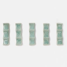 Bakssisangbang 青瓷竹子筷架, 混合顏色, 5個