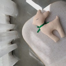 我也想擁有一個動物玩偶靠墊 鹿, 淺褐色