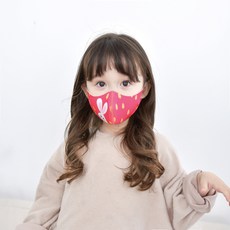 ahtty blanc 孩童印花3D立體口罩 2入