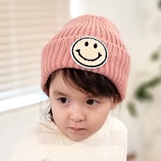 woojooi 兒童款大微笑毛線帽