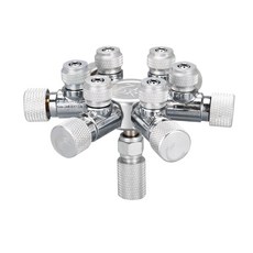 Lime Pet Aqua 高壓CO2微調6孔分配器, 1個