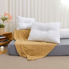 Magic Bed 拉鍊式高磅數雲朵頸椎枕芯, 白色, 1個