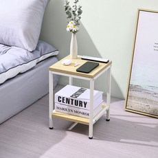 SOHEIM 木質低款迷你邊桌, 白色