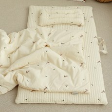 아솜느 순면 100수 낮잠이불 세트 분리형, 토끼