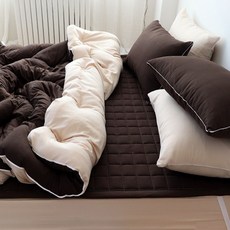 柔軟蓬鬆奶油水洗玉米纖維薄被組