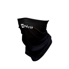 N rit Tube 9 Coolet系列多功能涼感面罩式圍脖, 黑色