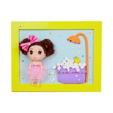 ADICO 粘土相框 DIY 製作女孩洗澡, 混色