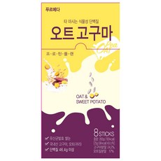 Purumeda 燕麥紫地瓜沖泡粉隨身包, 25克, 8條