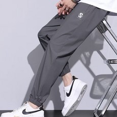 제이티엘 남성용 스포티 일자 조거팬츠 긴바지