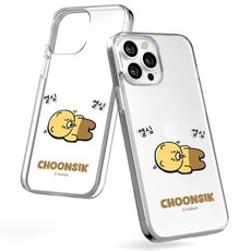 카카오프렌즈 춘식카툰 클리어 젤리 휴대폰 케이스