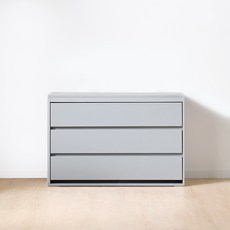 라온퍼니쳐 그라운 서랍장 방문설치, GRAY, 3단