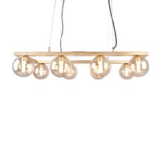 원하 에콰토르 8등 펜던트 조명, 골드