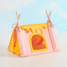Lanboer 小動物蜂蜜融化帳篷躲藏屋, 1個, 粉紅色