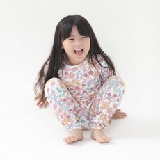 TheO22 兒童盛開花朵居家服上下套裝