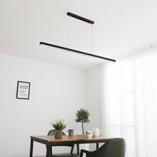 라인펜던트 60W 150cm 6 500K, 블랙