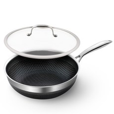 쿡셀 7세대 세라믹 블랙에디션 IH 웍 궁중팬 + 유리뚜껑 랜덤발송 세트, 26cm, 1세트