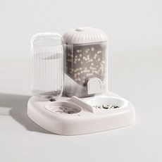 PASTEL PET 寵物大容量半自動飲水器, 象牙白, 1個