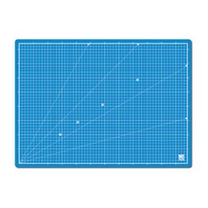 PVC 칼라 책상 커팅매트, 스카이블루