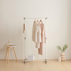 Room In House簡約移動式衣架, 象牙白