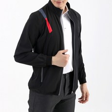 男款高領四向彈力網布內裡高爾夫防風夾克 COBL701