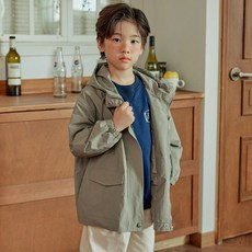 vavkids 童款連帽工裝外套