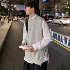 男士 Riherots 圓領寬鬆版背心 FC-2214335