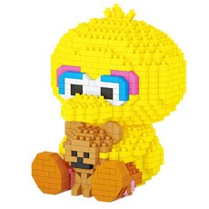 alife 餅乾系列 微型積木 黃色餅乾, 混合顏色, 1個