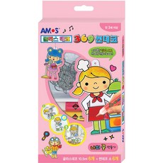 AMOS 彩繪玻璃膠 迷你陽光掛飾 我的夢想製作組, 1組