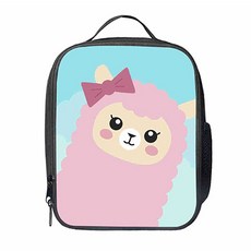 羊駝設計保溫保冷托特斜背包便當袋 20, 1個