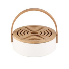 陶瓷蚊香支架架, 白色的