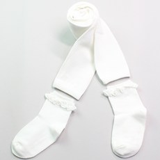 COCOMODERN 孩童緊身褲+荷葉邊中筒襪