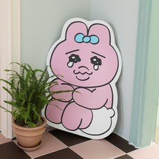 Colley 兔子Ppajjutu折疊桌 全身型, 粉紅色