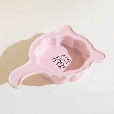 PASTEL PET 寵物豎尾陶瓷食碗 FREE, 粉紅色, 1個
