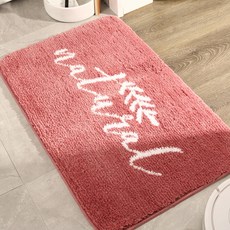 Little rabbit 防滑腳踏墊 50*80cm, 粉色的, 1個