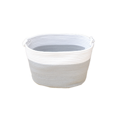 Tanni Ne北歐風多功能棉質籃子 小 BGN081, 雙色, 1個