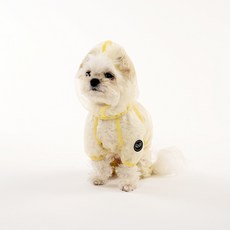 퍼피엔젤 강아지 시스루 커버롤 OW021, 280 Yellow, 1개