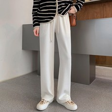 어썸풀 여성용 파티 코듀로이 일자 팬츠