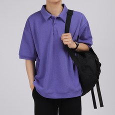 DKA 남성용 통기성 컬러풀 스판 PK 반팔 카라티셔츠 F03M13_tp4987