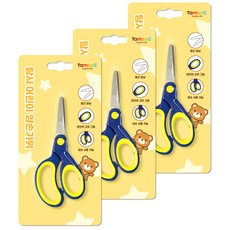 Tamsaa 兒童兩用剪刀, 藍色, 3個