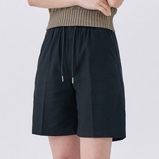 인비비드 여성용 린넨 비스코스 편안한 밴딩 반바지 F07S21_ic5222