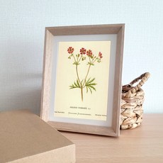 Onmom Company Franc 三角木紋相框, 米色, 1個