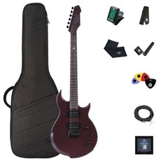 Hex 入門級電吉他 消光 W300 金屬深紫色, 1個