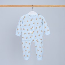 cubynmom 圓圓熊長袖內衣上下套裝