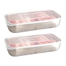 Yuns Home不鏽鋼冷凍室保存容器 2.5L, 2個, 1件