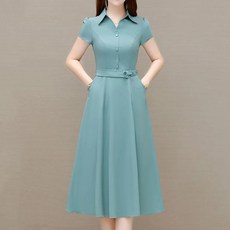 마켓에이 미시 베이직 폴로 롱 원피스 빅사이즈 포함