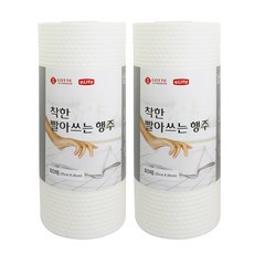 LOTTE 樂天 e.Life 善良可水洗擦巾, 2個, 80入